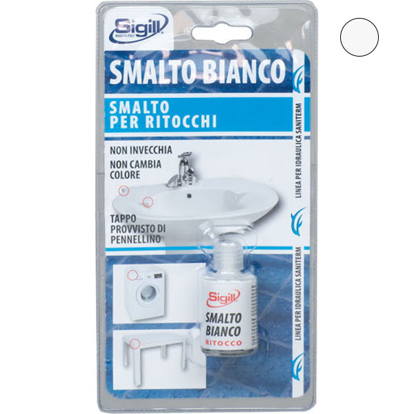Pigal Sigill Saniterm Smalto Bianco per Ceramica e Smalti Flacone ML10 - PIGAL SIGILL
